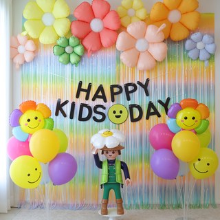 [파티굿즈] 어린이날 어버이날 풍선 모음 포토존 파티용품 어린이집 유치원 행사, 스마일B세트