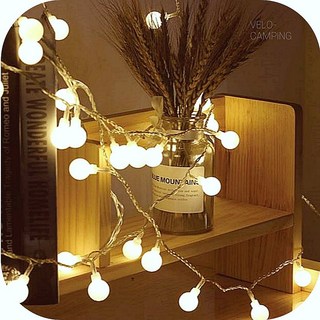 감성 캠핑랜턴 스티링라이트 차박전등 미니 앵두전구 파티라이트 무드등 인테리어조명, 28구, 1개