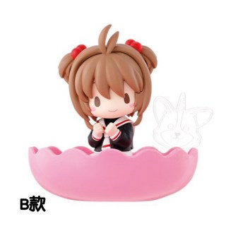 【M.M小舖 現貨】BANDAI 庫洛魔法使飾品收納盒 小櫻 小可 扭蛋 轉蛋, 1個, B款/小櫻21B18