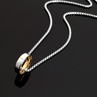 슈가스톤 골드반지 링 펜던트 써지컬스틸 롱체인 메탈 패션 남자목걸이