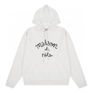 rolarola 張元英同款刺繡字母連帽寬鬆休閒衛衣 - 秋冬新款