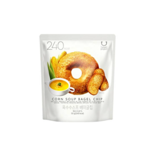 한정품 올리브영 딜라이트 오뚜기 콜라보 프로젝트 옥수수스프 베이글칩 2개, 55g