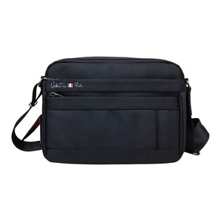 Valentino Rudy 多格層尼龍側背包 男用斜背包 -, 黑色 (2074) #064