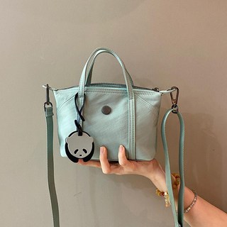 托特小包 迷你手提肩背斜背包 多夾層手機包 B5可收納, 迷你托特包（淺藍色)送掛件