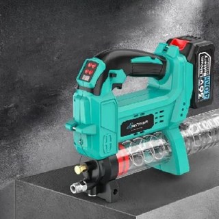 전기 고압 구리스건 주입기 무선 자동 공업용 그리스 윤활유 구리스 주입건, C. 6.0기계 베터리1+충전기1(15셀), 1개