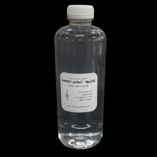 과학실험키트 보틀형 멸균생리식염수 1L 실험도구 식염수팩 일회용멸균식염수, 1개