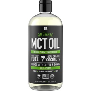 SPORTS RESEARCH 中鏈三酸甘油酯 無味, 1個, 946ml