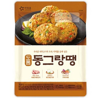 아워홈 도톰 동그랑땡 300g 1+1, 2개