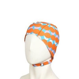 不勒頭長髮成人可愛韓國女游泳帽 時尚護耳泳帽, 1個, 愛韓國女游泳帽泳帽女款成人ins時尚護耳