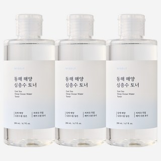 와이즐리 동해 해양 심층수 토너, 3개, 200ml