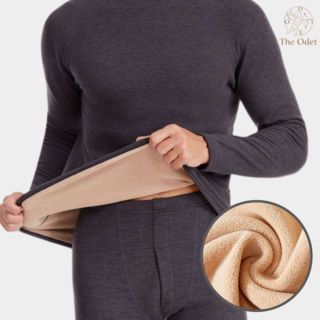 디오뎃 프리미엄 남성용 발열 융털 기모내의 상하 세트