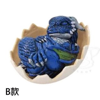 ToysCabin 龍寶寶 BABY恐龍蛋 異世界浪漫 恐龍蛋 公仔 全4款, 1個, B款/藍色龍款-會拆檢22A03