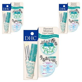DHC 향기나는 모이스처 립 크림, 민트, 3개