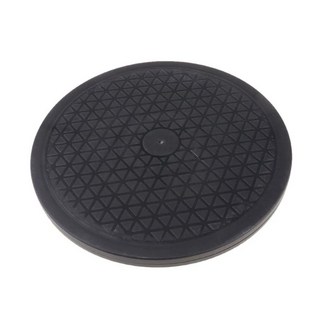 360度旋轉圓盤：手動式塑膠轉盤，適用於植物、花盆、鹿角蕨展示及花藝創作, 黑色　升級款 ３０×１.６cm, 1個