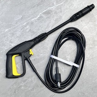 H. 熱銷 家用 指南車莫甘娜洗車機 高壓水槍 高壓出水管 軟管 套裝配件快插噴頭, 15米高壓防爆管+快插長槍 黑色管子, 1個