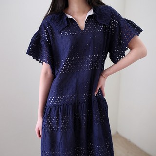 까사델라 펀칭 레이스 원피스