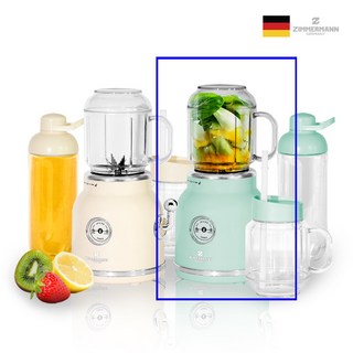 쥬시레트로 텀블러 ZMB-S2502BE(베이지) ZMB-S2502MT(민트)믹서기 분쇄기 가정용믹서기 쥬서기, ZMB-S2502MT(민트)