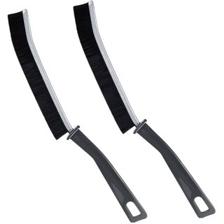 다용도의 단단한 강모 틈새 청소 브러시입니다. 틈새 청소용 브러시. 좁은 틈새와 깊은 타일 조인트. 스크, 1개, 05 Black-2PCS