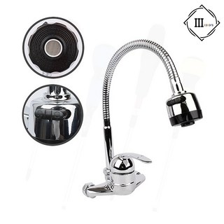 싱크대 주방수전 설거지 수압조절 회전 절수 누수방지 세척, 1개