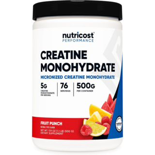 뉴트리코스트 크레아틴 모노하이드레이트 후루츠펀치 500g, 1개