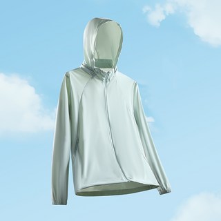 【台灣發貨 新品】ONE同廠 情侶防曬衣 防曬外套女 涼感防曬外套 披肩抗UV紫外線外套 防曬薄外套 冰絲外套 夏天外套, 女款-淺綠色（親膚舒適 防水防曬）,M 建議女52.5-60公斤