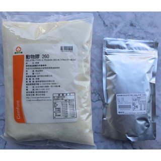 《糖軒町》動物膠260(吉利丁粉) 160g(分裝)/明膠, 1個