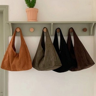 펠리시티 데일리 스웨이드 숄더백 보부상 가방 세무 가을 겨울 에코백 천가방 호보백