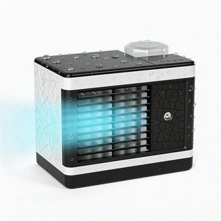 K2 冷氣機 USB充電 3段風速 淨重1.0kg 12W, K2迷你水冷扇WT369