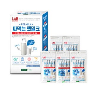 짜먹는 펫밀크 12g x 25개입 강아지 고양이 츄르 우유 간식, 짜먹는펫밀크, 25개