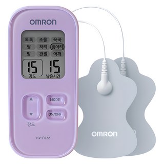 오므론 개인용 저주파 마사지기, HV-F022-V, 혼합색상