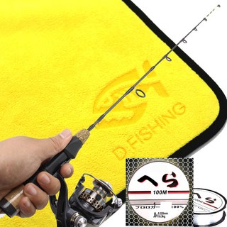 다사가 송어낚시대 세트 얼음낚시대 미니 산천어 2팁, 얼음낚시세트