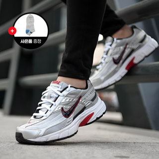 [백화점정품] 나이키 이니시에이터 메탈릭 실버 레드 운동화 런닝화 (JONE 데일리 양말 증정)