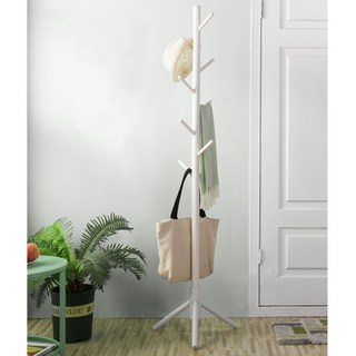 비카 비치나무 스탠드옷걸이/행거/이케아/모자걸이/스탠딩/원목행거, 블랙