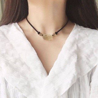 招財黃水晶貔貅手鏈男女情侶手工編織轉運手繩水晶手串生日禮物