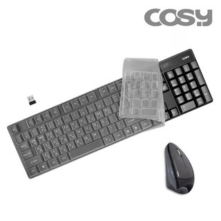 코시 키스킨 버티컬무선마우스 키보드 세트[KBM2258WL], 일반형