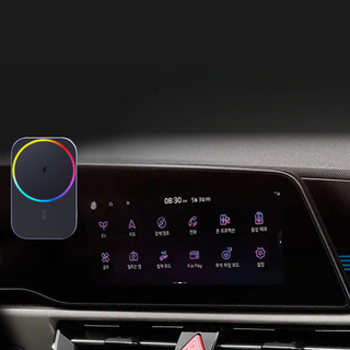 지시그니처 디올뉴 니로 SG2 2022~ 맥세이프 Qi2 쿨링팬 핸드폰 무선충전 거치대 S26HK-Y, 블랙, 1개