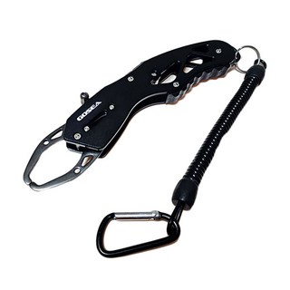 GOSEA 스내치 립그립 낚시 물고기 집게 피쉬 랜딩 그립 GSF-T01, 1개, 블랙(GSF-T01-BK)