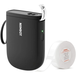 님봇 Niimbot D11H 네임스티커 라벨프린터 (기본라벨지+보호케이스포함), D11H블랙+화이트12x40, 1개