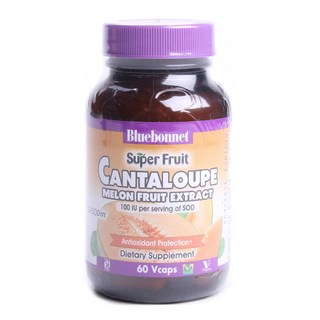 Bluebonnet 哈密瓜無糖素質提取物, 60顆, 1罐