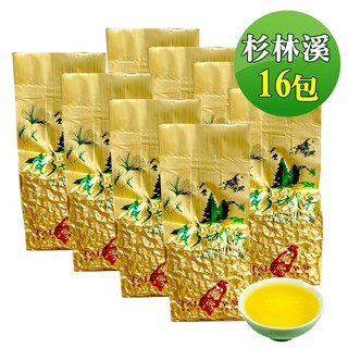 【龍源茶品】杉林溪流瀧頭冷冽香韵烏龍高山茶16包組(75g/包，附提袋) - 高山烏龍茶禮盒, 1個