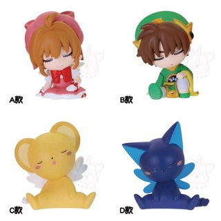 M.M小舖 T-ARTS 轉蛋 庫洛魔法使倚肩公仔 小櫻 小狼 小可 全4款, 1個, 整套1B632