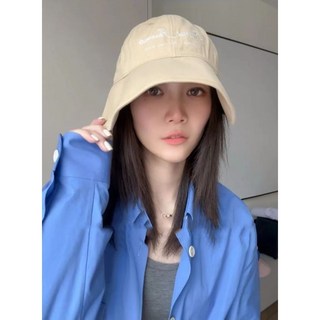 2024新款時尚春夏字母刺繡百搭户外遮陽防曬帽子