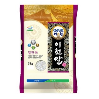 농협 임금님표 이천쌀, 3kg, 1개, 상등급