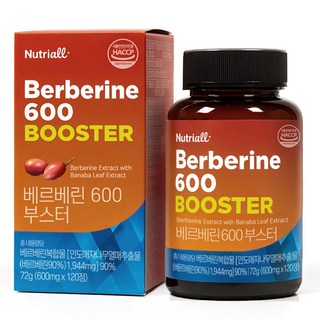 베르베린 600 부스터 식약청 HACCP 인증 4개월분, 1개, 120정