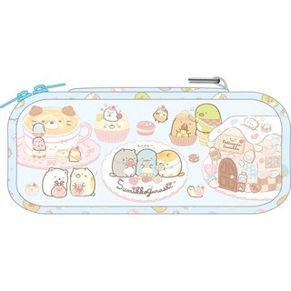 現貨正版 角落小夥伴 筆袋 長型布筆盒I 角落生物 筆袋 恐龍鉛筆盒 白熊收納袋 貓咪文具收納 小物收納, 藍色, 1個