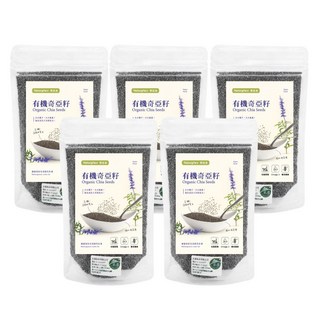 Naturgrace 樂而泉 有機奇亞籽, 200g, 5個