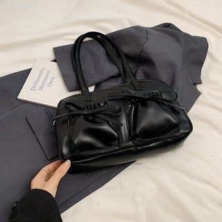 銀色通勤大容量托特包包女2025新款保齡球包單肩腋下包手提枕頭包