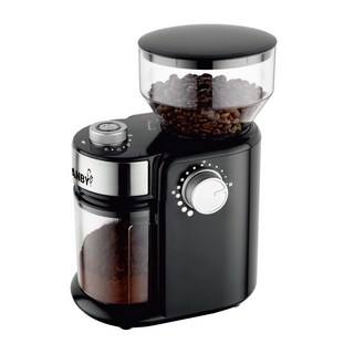 ANBY 手磨咖啡研磨機 多段研磨粗細可調 一鍵啟動 可拆卸清潔, 黑色, 1個, 240ml
