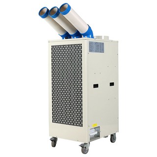 작업장 냉풍기 대형마트 백화점 지하주차장 에어컨, 50A 듀얼 튜브 2마력(5000W) 디지털 온도 조절