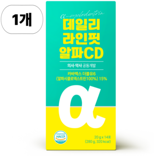데일리라인핏알파CD 젤리 식약청인증 100% HACCP 다이어트 고함량, 1개, 14회분